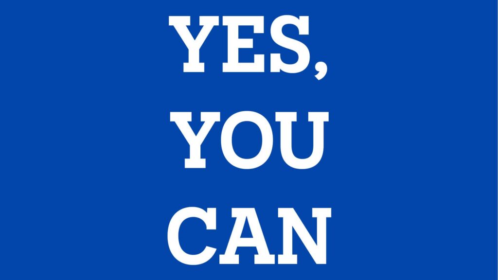 Graphic with yes, you can in answer to the question can you get sober.